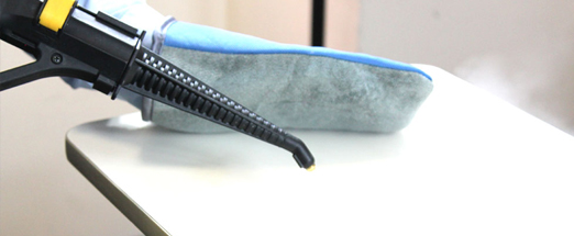 steam vapour penetrates through biofilm steam vapour penetrates deep into pores of surface