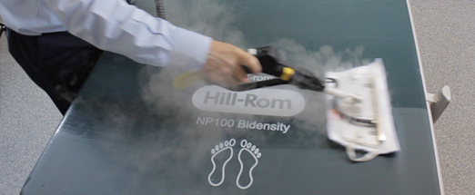Dry steam vapour is better- for safeguard against bacteria in healthface facility surfaces